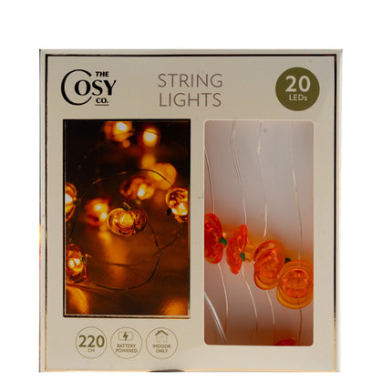 Micro Pumpkin String Lights