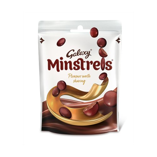 Galaxy Minstrels Milk Chocolate Buttons Pouch Bag 118g