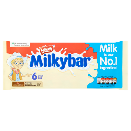 milkybar white chocolate kid bar multipack 12g 6 pack