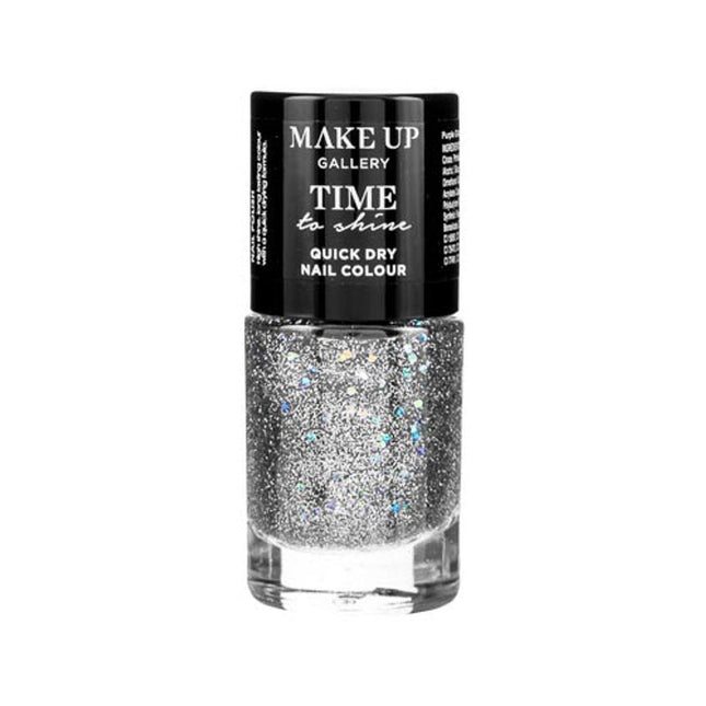 make up gallery silver treasure nail polish