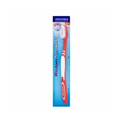 wisdom smokers toothbrush extra hard assorted
