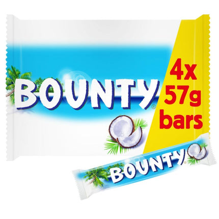 bounty chocolate bar pack of 4