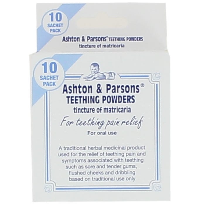 Ashton Parsons Teething Powders For Babies Aged 3 Months 10 Sachet ashton-parsons-teething-powders-for-babies-aged-3-months-10-sachet