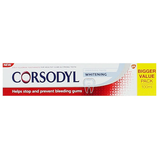 corsodyl whitening toothpaste 100ml