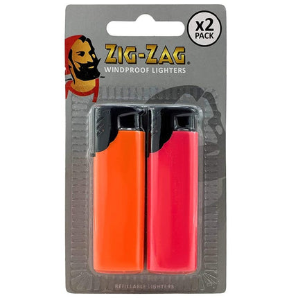 zig zag windproof lighters pack of 2