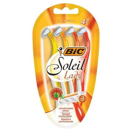 bic soleil lady 3 blade razors pack of 4