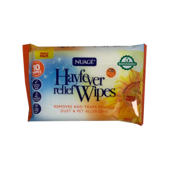 hay fever relief wipes triple pack 10 wipes