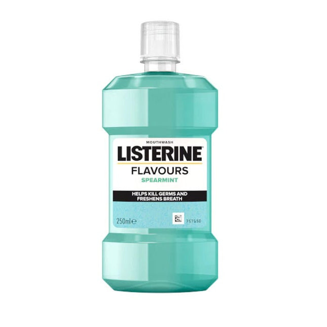 listerine flavours mouthwash 250ml spearmint