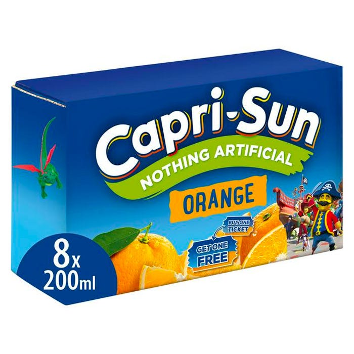 Capri-Sun Orange 200ml Pack of 8