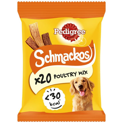 pedigree schmackos poultry mix pack of 20