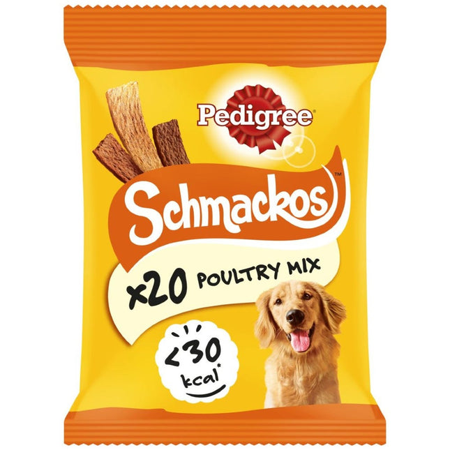 pedigree schmackos poultry mix pack of 20
