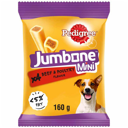 pedigree jumbone dog treat beef poultry pack of 4