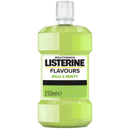 listerine flavours mild minty mouthwash 250ml