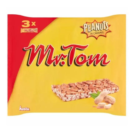 mr tom peanut bar 120g pack of 3