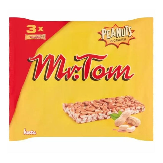 mr tom peanut bar 120g pack of 3