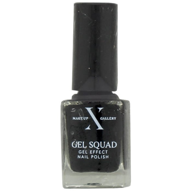 make up gallery gel squad gel effect nail polish pitch black
