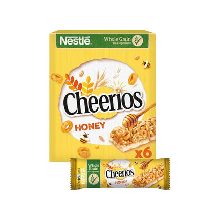 cheerio honey cereal bars pack of 6