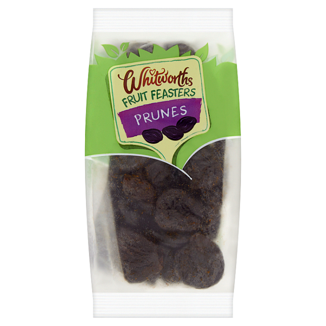 whitworths snacking prunes 160g