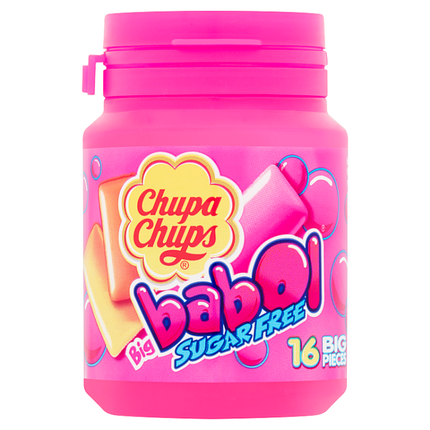 chupa chups big babol sugar free pack of 16 64g