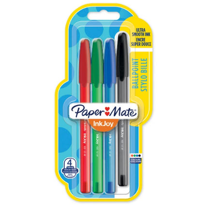papermate inkjoy ballpoint pens pack of 4
