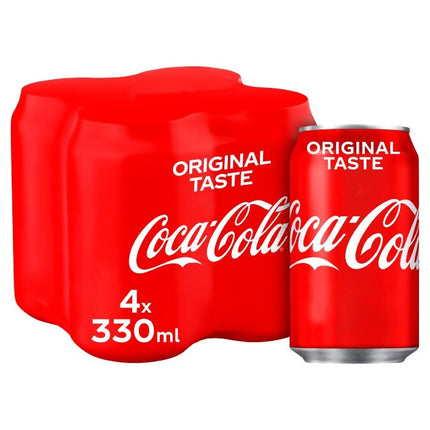 coca cola original taste can pack of 4