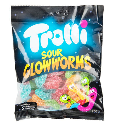 trolli sour worms 150g
