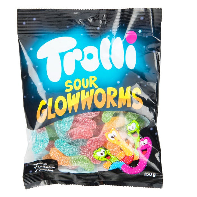 trolli sour worms 150g