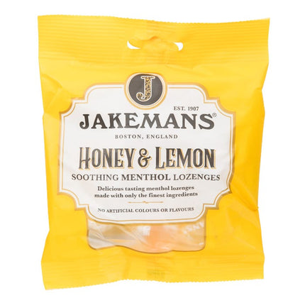 jakemans honey lemon lozenges 73g
