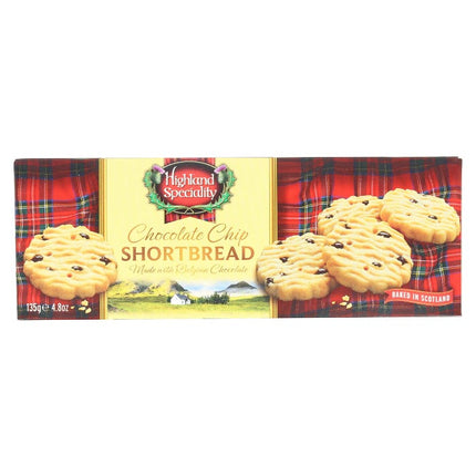 highland specialty chocolate chip shortbread 135g