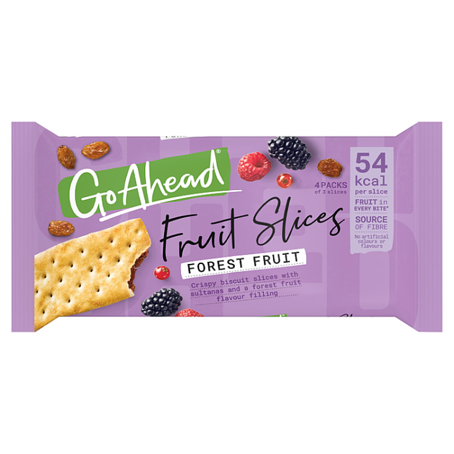 go ahead fruit slices forest fruit 43 5g pack of 4