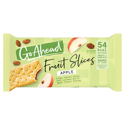 go ahead fruit slices apple fruit 43 5g pack of 4