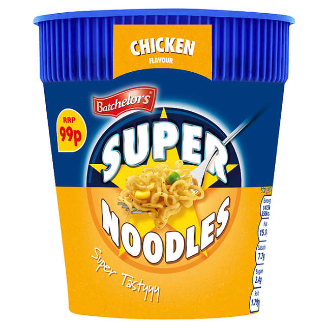 batchelors super noodles chicken flavour 75g