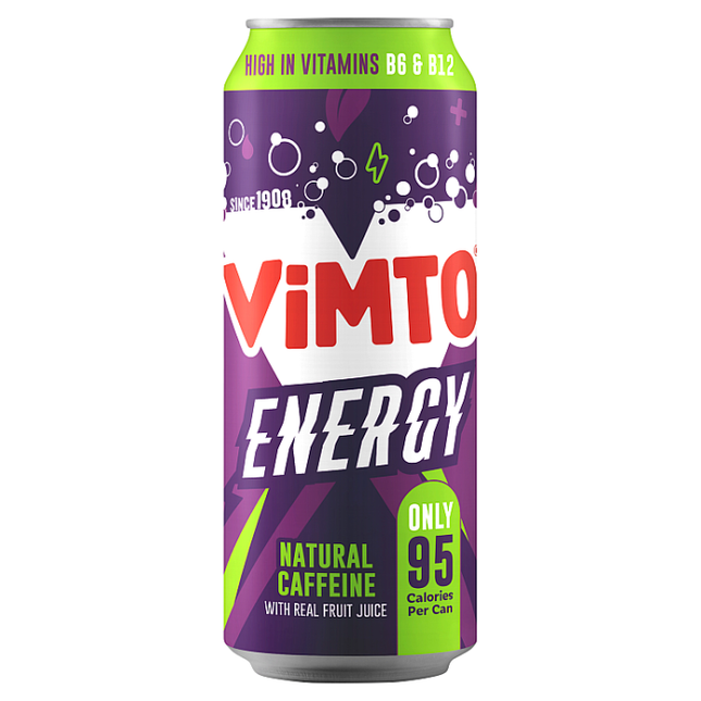 vimto energy natural caffeine with real fruit juice 500ml