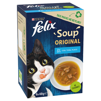 felix soup fish selection pack of 6