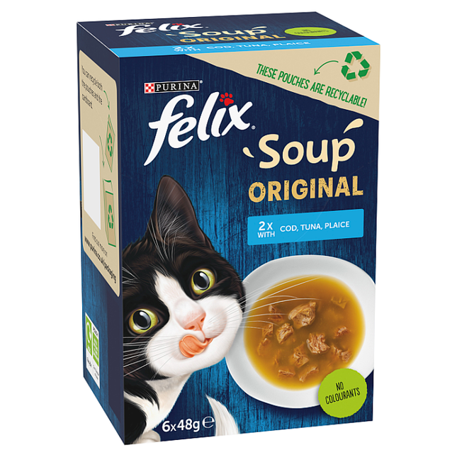 felix soup fish selection pack of 6