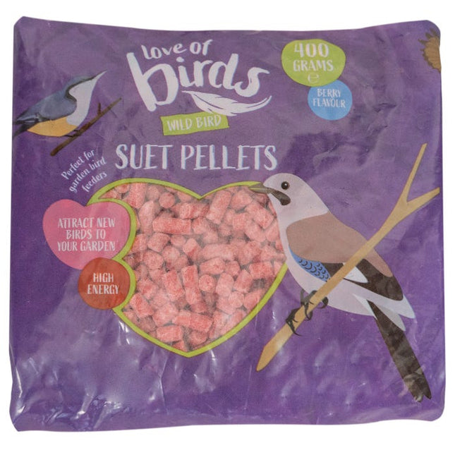 wild bird suet berry pellets 400g