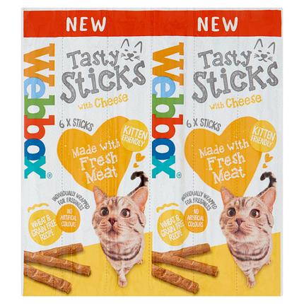 webbox cheese cat sticks 30g