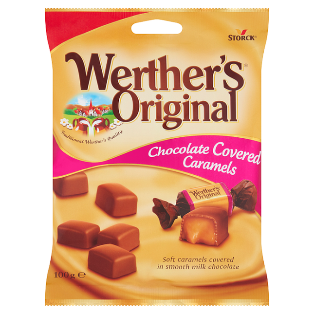 werther s original chocolate covered caramels 100g