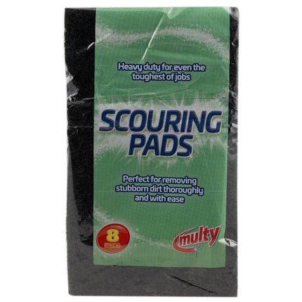 multy scourer pads pack of 8