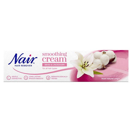 nair hair remover smoothing cream bikini underarm 100ml