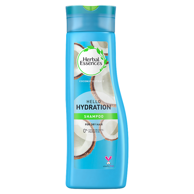 herbal essences hydrating shampoo coconut extract dry hair 400ml