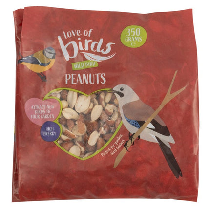 love of birds wild bird peanuts 350g