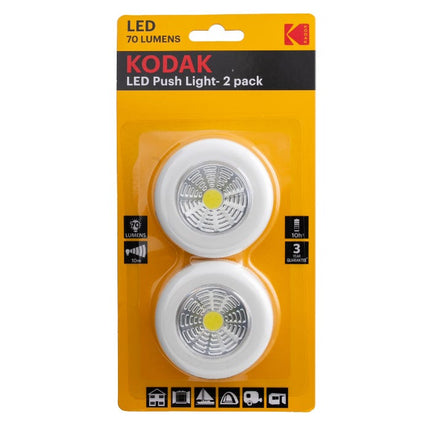 kodak led push light pack of 2