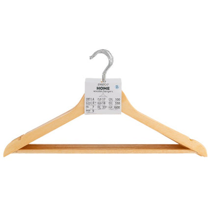 pepco wooden hanger pack of 7