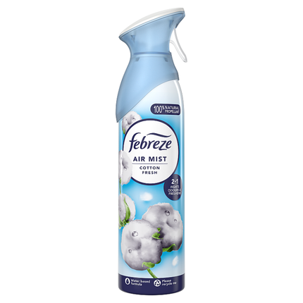 febreze air freshener spray cotton fresh 185ml