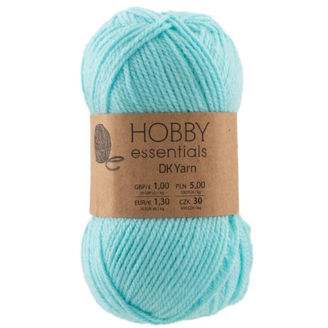 pepco hobby essentials knitting dk yarn 50g aqua