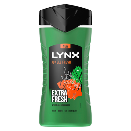 lynx 3 in 1 body wash jungle fresh 225 ml