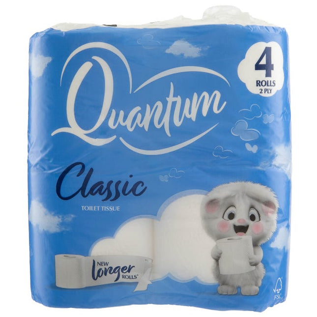 quantum simply toilet roll pack of 4