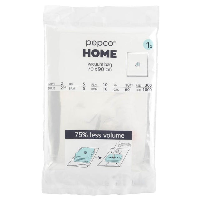 pepco home vacuum bag 70x90cm
