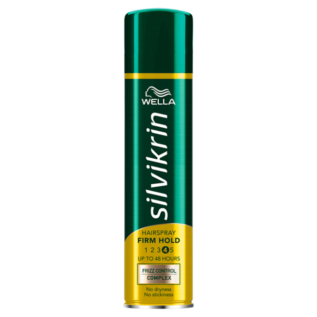 wella silvikrin hairspray firm hold 500ml